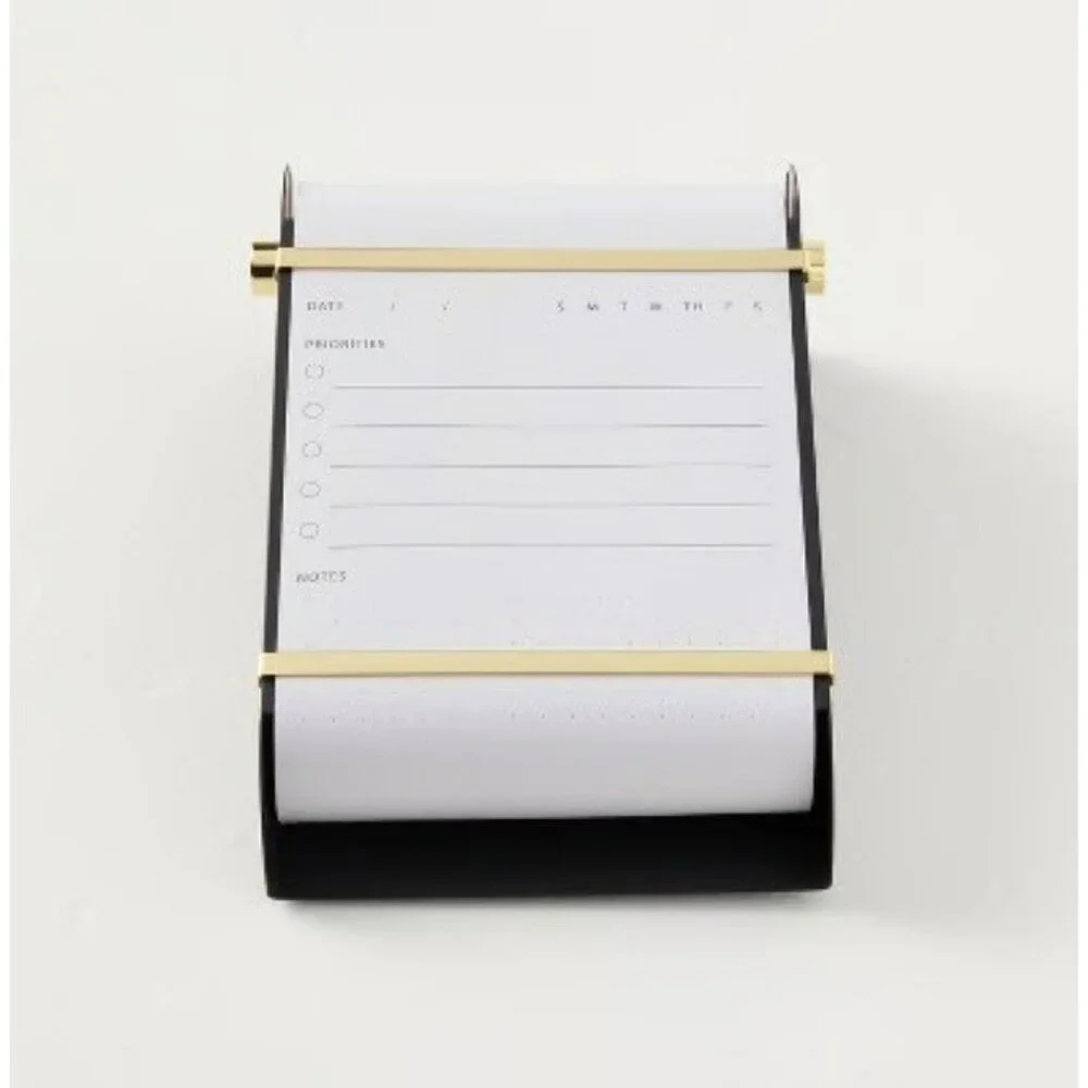 Hearth & Hand 2 Refill Rolls for Black Metal Desktop Paper Note Dispenser